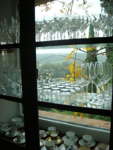 Blick aus dem Wohnzimmerfenster