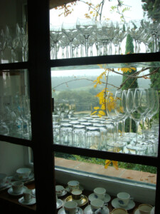 Blick aus dem Wohnzimmerfenster